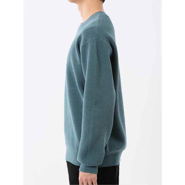 ハンドウォッシャブル ストレッチ シェニールヤーン クルーニット | TAKA-Q MEN | 詳細画像7 