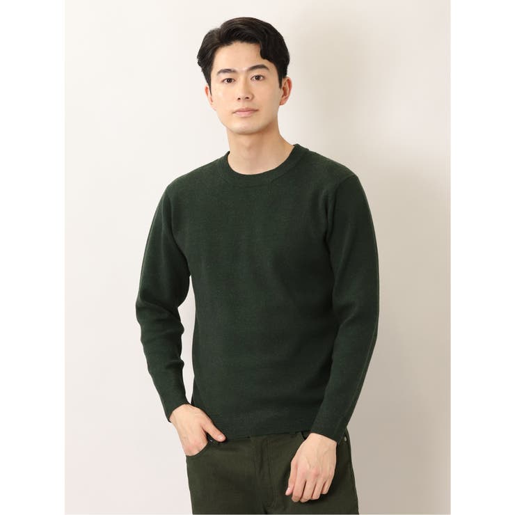 クロスストレッチ クルーネックニット[品番：TKQJ0016904]｜TAKA-Q MEN（タカキュー）のメンズ ファッション通販｜SHOPLIST（ショップリスト）