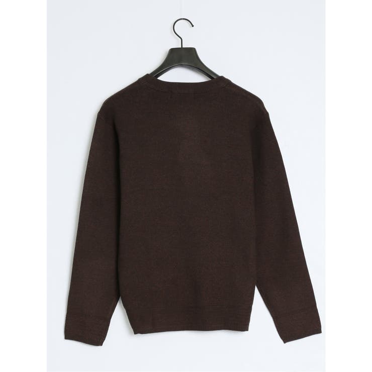 クロスストレッチ 無地 クルーニット | TAKA-Q MEN | 詳細画像11 