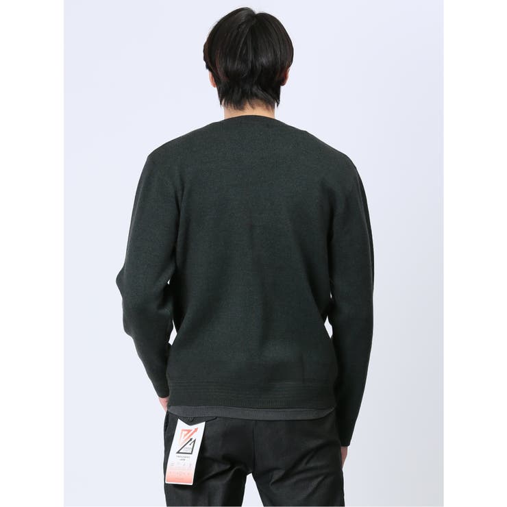 クロスストレッチ 無地 クルーニット | TAKA-Q MEN | 詳細画像23 
