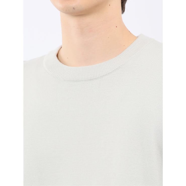 ウォッシャブル ストレッチ 天竺 クルーニット | TAKA-Q MEN | 詳細画像9 