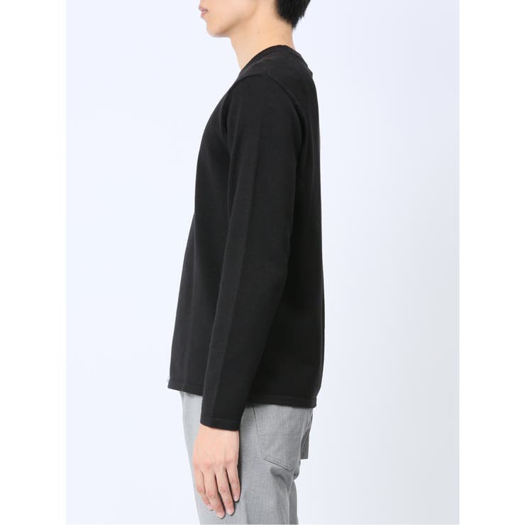 クロスストレッチ 配色切替 クルーニット | TAKA-Q MEN | 詳細画像16 