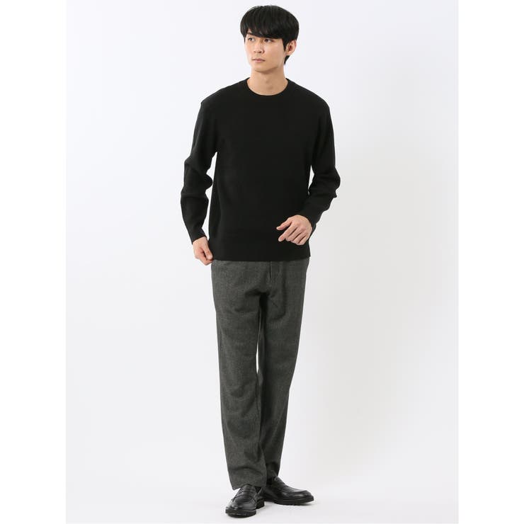 ウォッシャブル ストレッチ 鹿の子 クルーニット | TAKA-Q MEN | 詳細画像15 