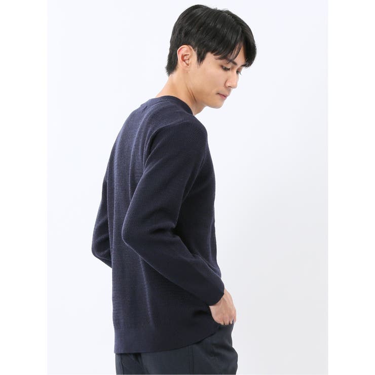 ウォッシャブル ストレッチ 鹿の子 クルーニット | TAKA-Q MEN | 詳細画像32 