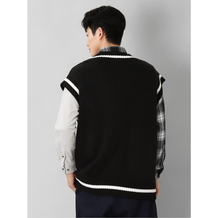 【美品】CLANE HOMME クラネオム ニット ベスト　ブラック メンズ 2025年最新】Yahoo!オークション -クラネ clane ニット(メンズ