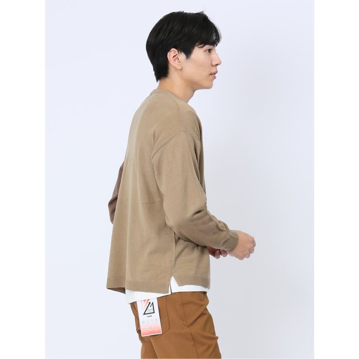 カシミアタッチ パネルクルーニット&長袖Tシャツ アンサンブル | TAKA-Q MEN | 詳細画像29 