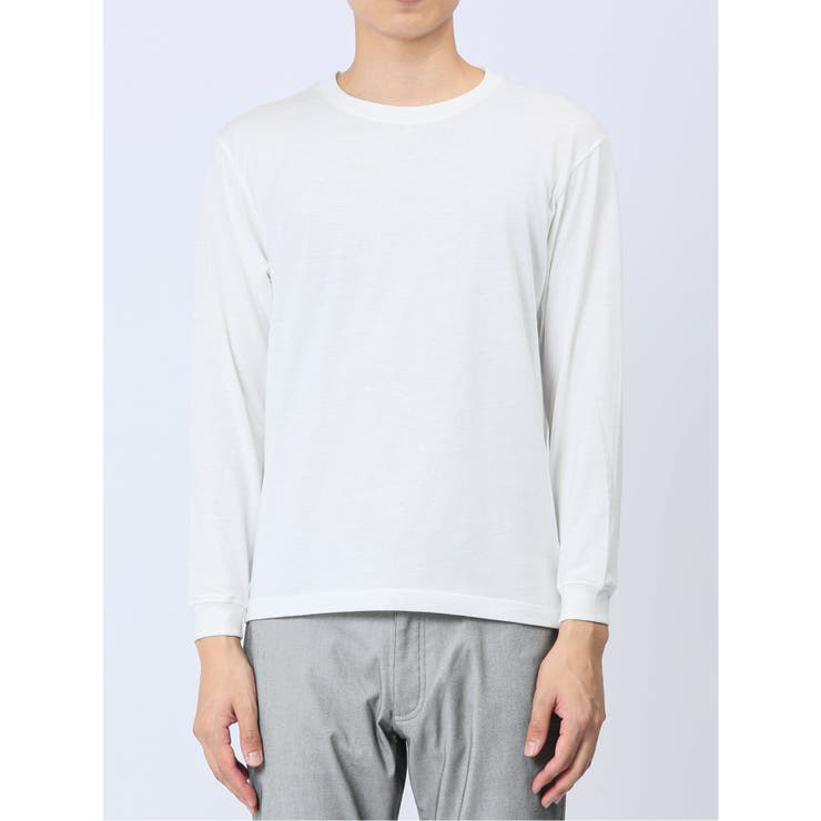 カシミアタッチ パネルクルーニット&長袖Tシャツ アンサンブル | TAKA-Q MEN | 詳細画像36 