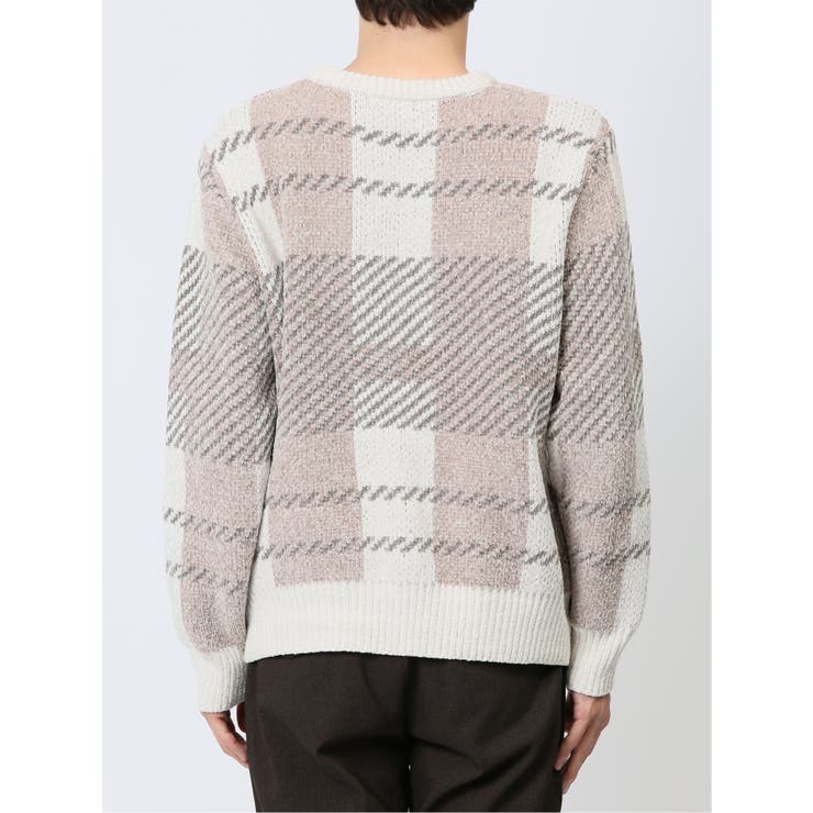 モールジャガードチェック クルーニット | TAKA-Q MEN | 詳細画像20 