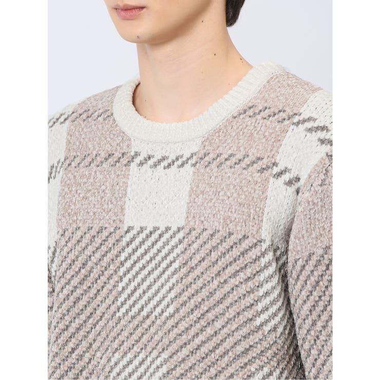 モールジャガードチェック クルーニット | TAKA-Q MEN | 詳細画像21 