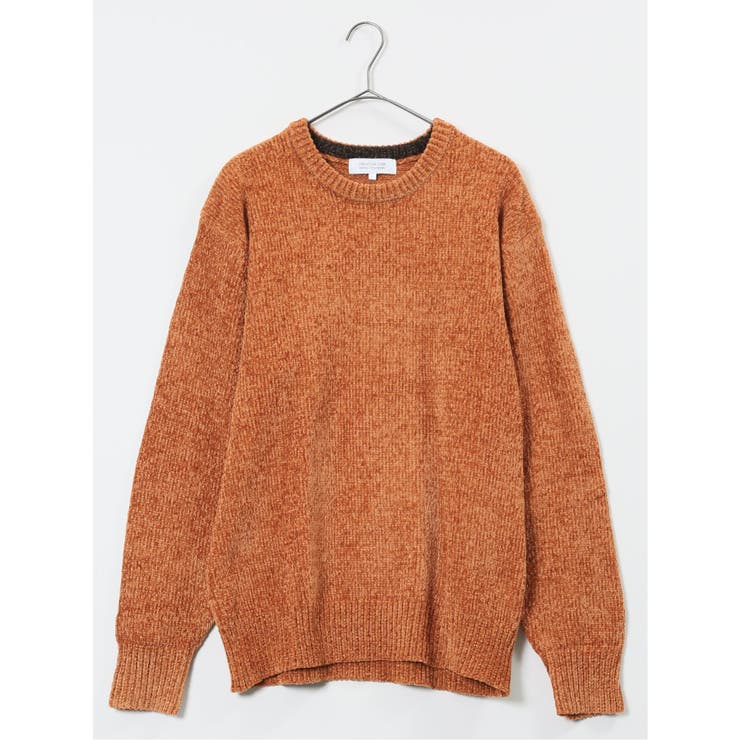 20オレンジ | モールヤーン クルーニット | TAKA-Q MEN