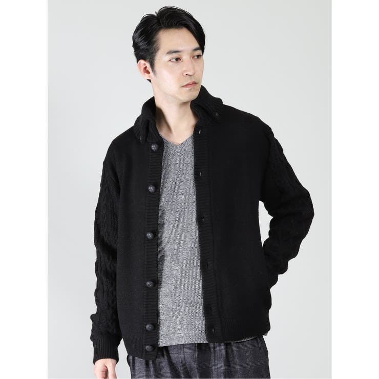 ウォッシャブル ウール混 ドンキー衿ニットアウター 品番 Tkqj Taka Q Men タカキュー のメンズ ファッション通販 Shoplist ショップリスト