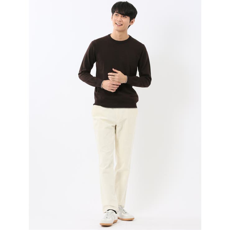 ウォッシャブル ウール混 クルーネックニット | TAKA-Q MEN | 詳細画像33 