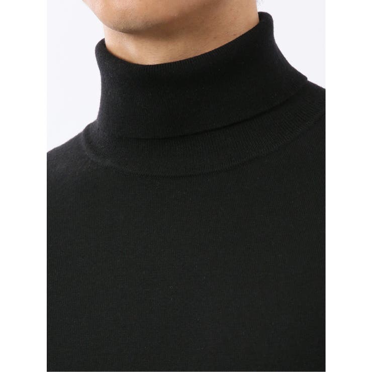 ウォッシャブル ウール混 タートルネックニット | TAKA-Q MEN | 詳細画像27 