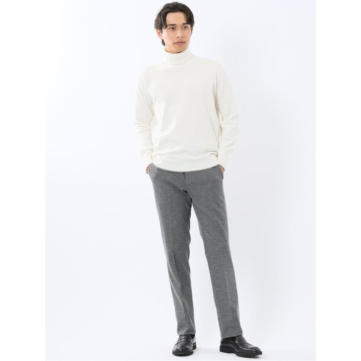 ウォッシャブル ウール混 タートルネックニット | TAKA-Q MEN | 詳細画像5 