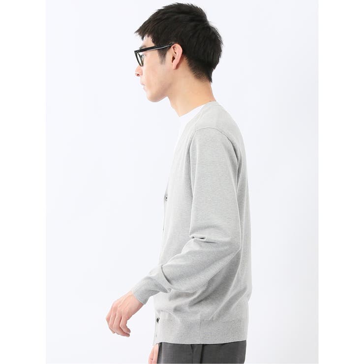 ウォッシャブル バンブーニット Vネックカーディガン | TAKA-Q MEN | 詳細画像2 