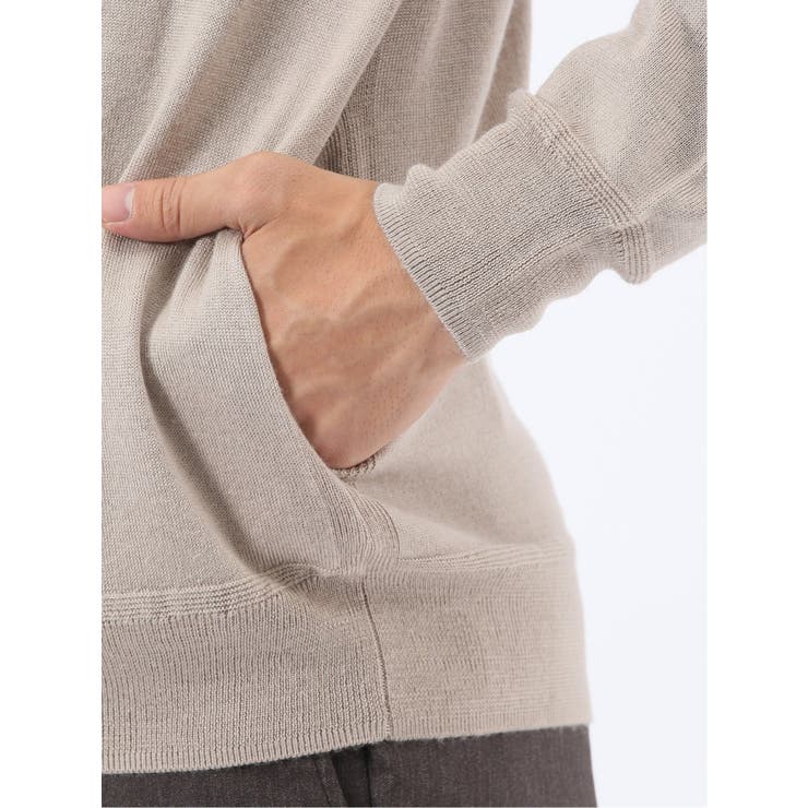 ウォッシャブル ウール混 スタンドフルジップ カーディガン | TAKA-Q MEN | 詳細画像11 