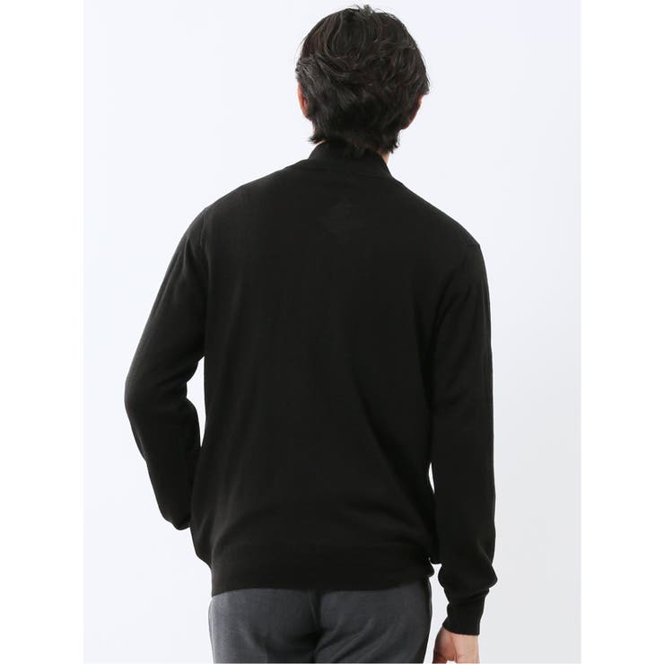 ウォッシャブル ウール混 スタンドフルジップ カーディガン | TAKA-Q MEN | 詳細画像14 