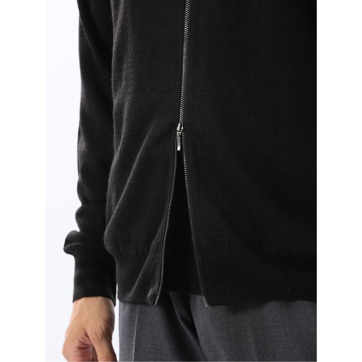 ウォッシャブル ウール混 スタンドフルジップ カーディガン | TAKA-Q MEN | 詳細画像22 