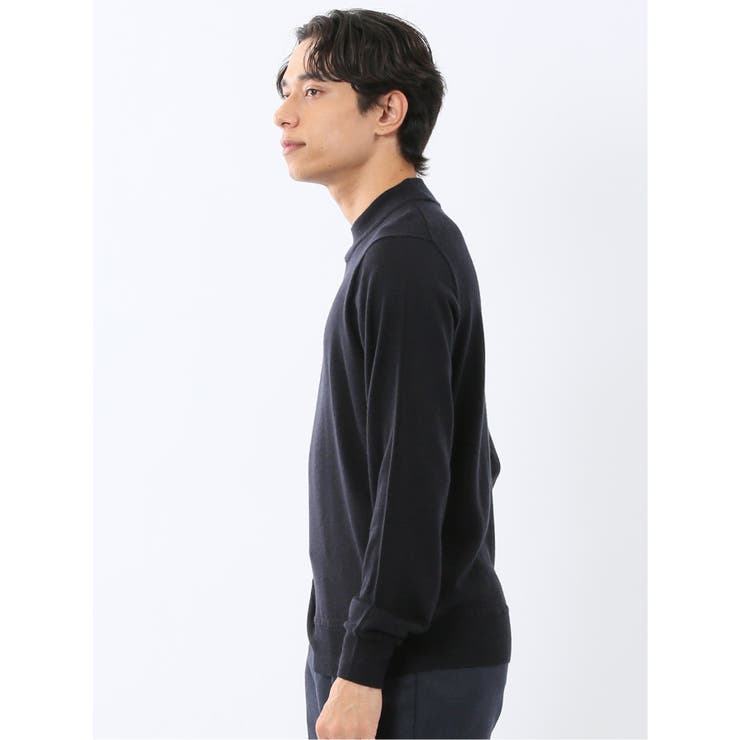 ウォッシャブル ウール混 モックネックニット | TAKA-Q MEN | 詳細画像29 
