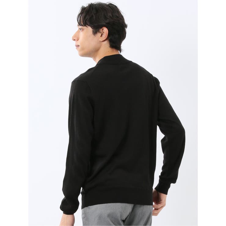 ウォッシャブル ウール混 モックネックニット | TAKA-Q MEN | 詳細画像3 