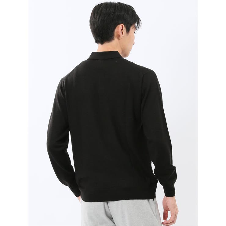 ウォッシャブル ウール混 ニットポロ | TAKA-Q MEN | 詳細画像3 