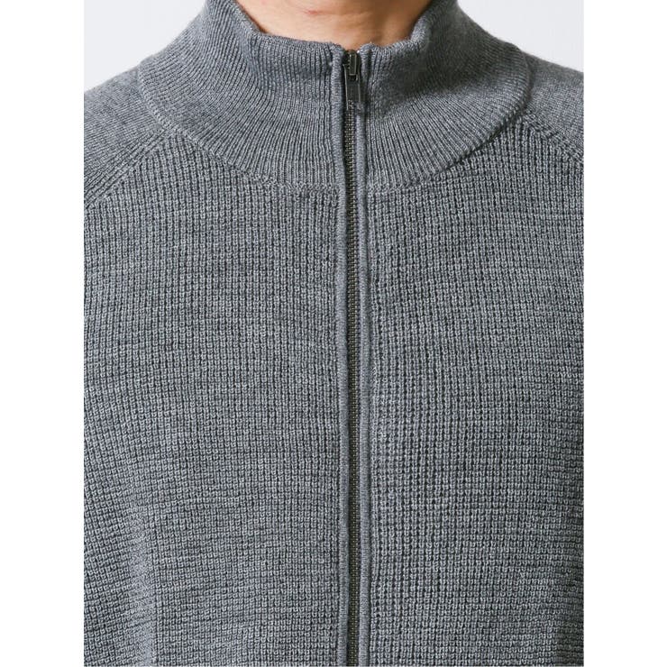 フォルコ/FOLCO カノコ フルジップ ニットアウター[品番：TKQJ0009639