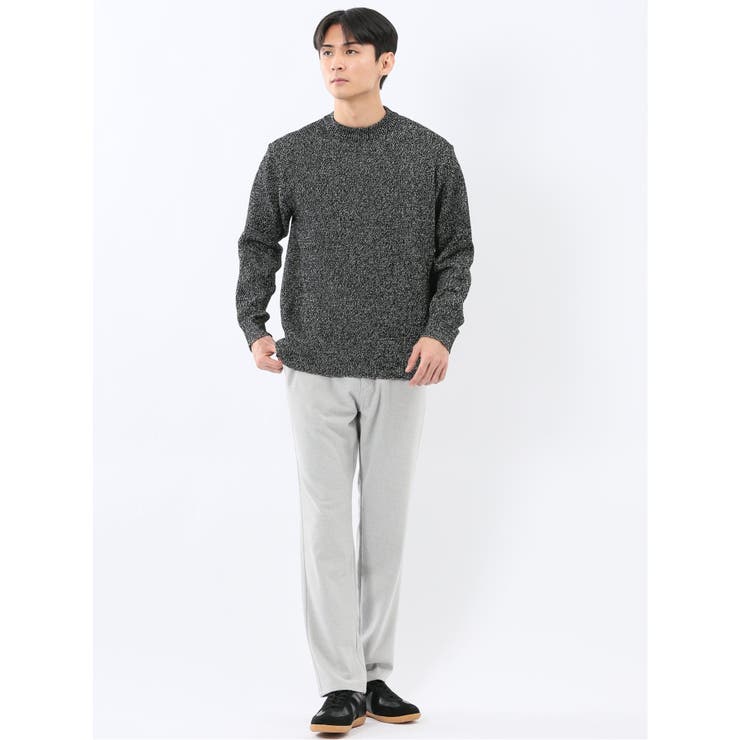 ウォッシャブル ストレッチ 鹿の子 モックネックニット | TAKA-Q MEN | 詳細画像15 