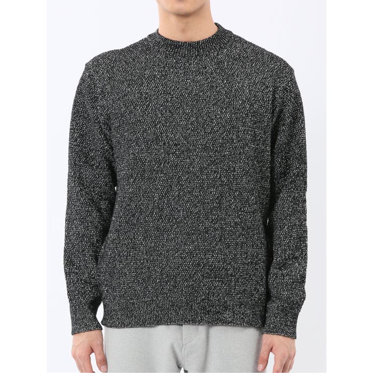 ウォッシャブル ストレッチ 鹿の子 モックネックニット | TAKA-Q MEN | 詳細画像16 