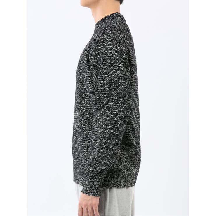 ウォッシャブル ストレッチ 鹿の子 モックネックニット | TAKA-Q MEN | 詳細画像17 