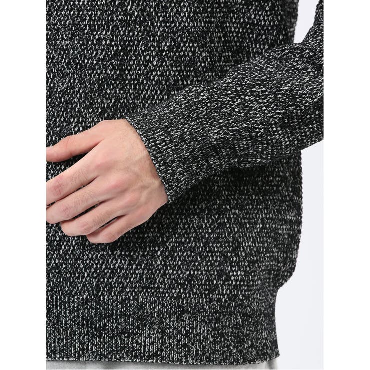 ウォッシャブル ストレッチ 鹿の子 モックネックニット | TAKA-Q MEN | 詳細画像20 