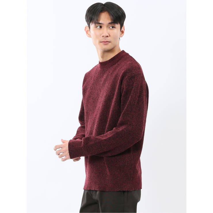 ウォッシャブル ストレッチ 鹿の子 モックネックニット | TAKA-Q MEN | 詳細画像21 