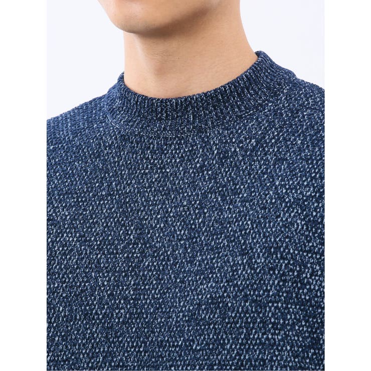 ウォッシャブル ストレッチ 鹿の子 モックネックニット | TAKA-Q MEN | 詳細画像37 