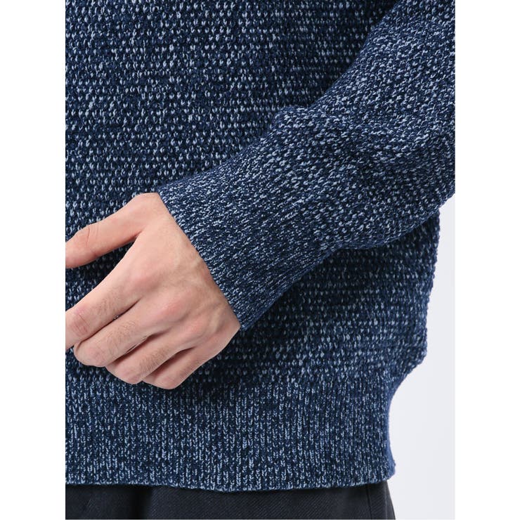 ウォッシャブル ストレッチ 鹿の子 モックネックニット | TAKA-Q MEN | 詳細画像38 