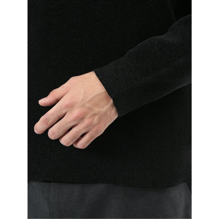 ウォッシャブル ストレッチ ベロア クルーニット | TAKA-Q MEN | 詳細画像10 