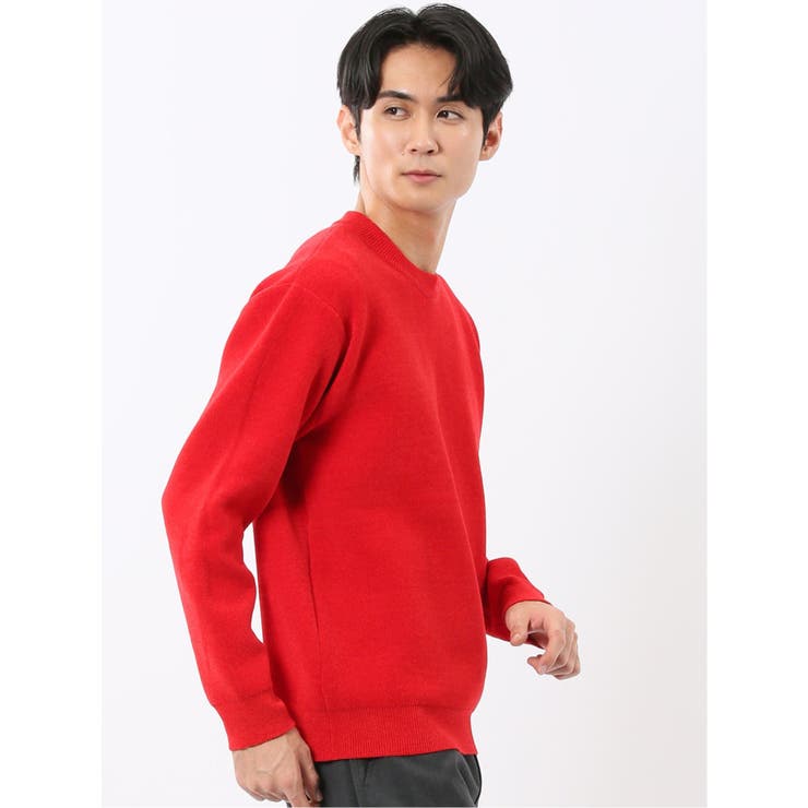 ウォッシャブル ストレッチ ベロア クルーニット | TAKA-Q MEN | 詳細画像14 