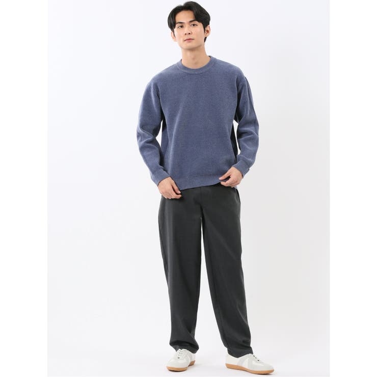 ウォッシャブル ストレッチ ベロア クルーニット | TAKA-Q MEN | 詳細画像24 