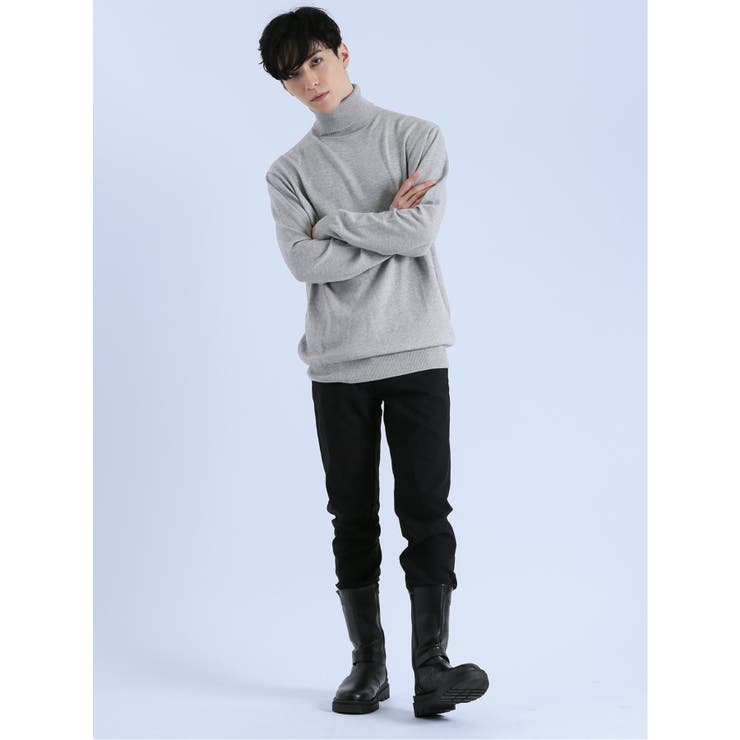 ミドルゲージ タートルネック ニット | TAKA-Q MEN | 詳細画像10 