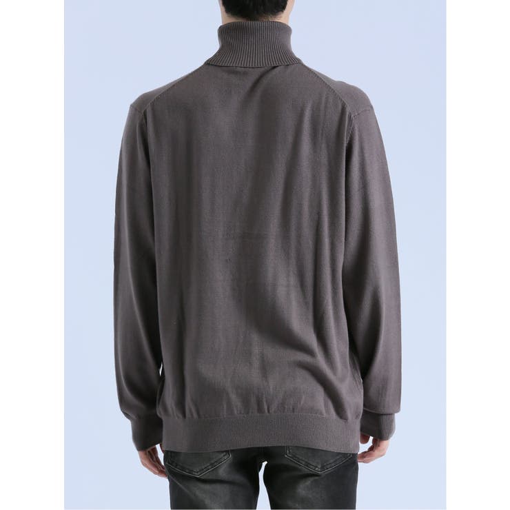 ミドルゲージ タートルネック ニット | TAKA-Q MEN | 詳細画像24 