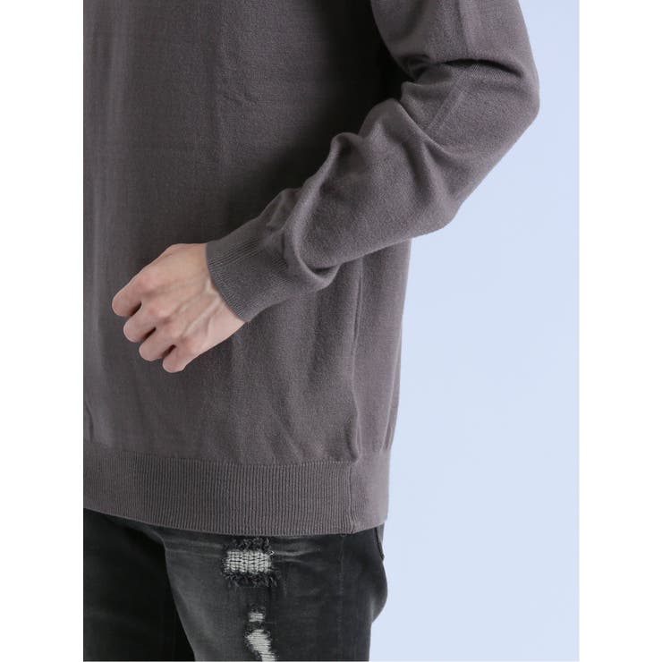 ミドルゲージ タートルネック ニット | TAKA-Q MEN | 詳細画像26 