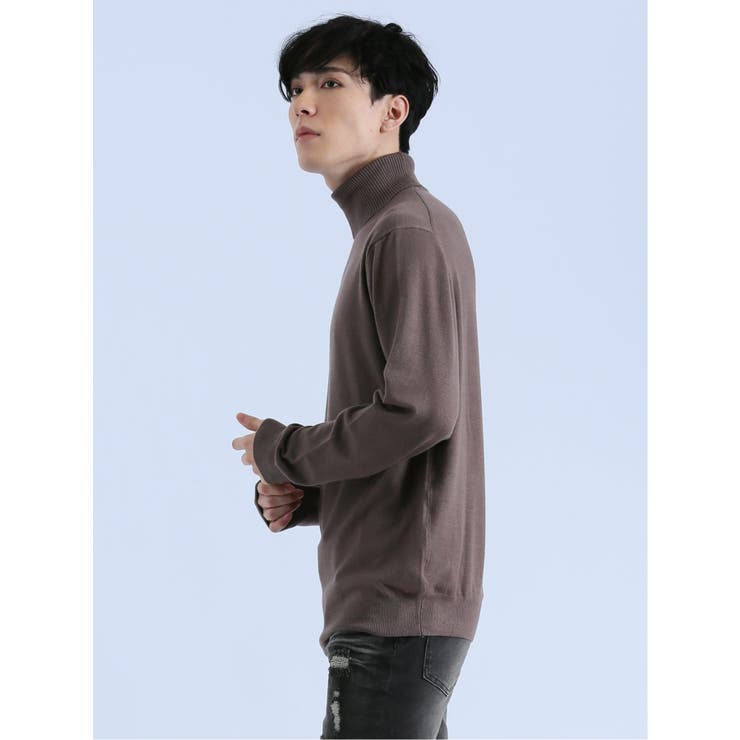 ミドルゲージ タートルネック ニット | TAKA-Q MEN | 詳細画像35 
