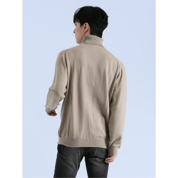 ミドルゲージ タートルネック ニット | TAKA-Q MEN | 詳細画像44 