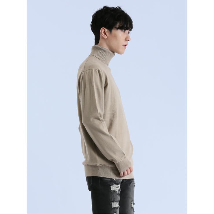 ミドルゲージ タートルネック ニット | TAKA-Q MEN | 詳細画像45 