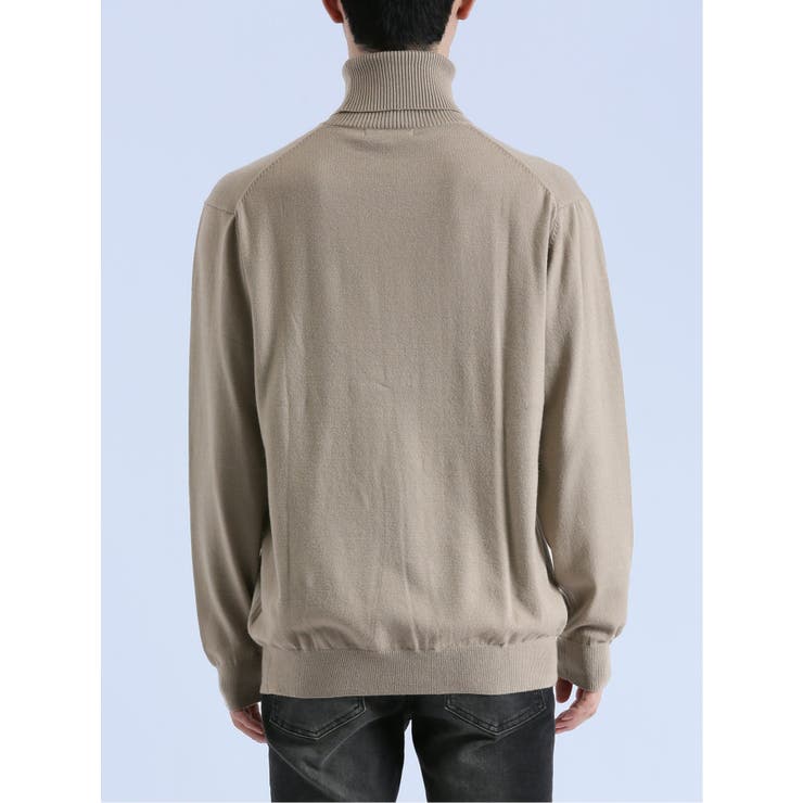 ミドルゲージ タートルネック ニット | TAKA-Q MEN | 詳細画像48 
