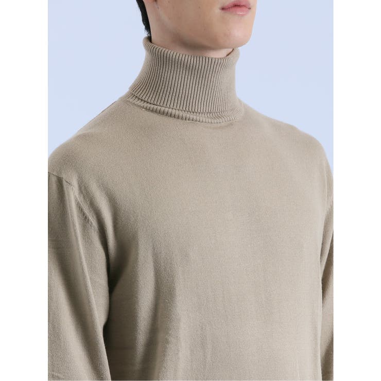 ミドルゲージ タートルネック ニット | TAKA-Q MEN | 詳細画像49 