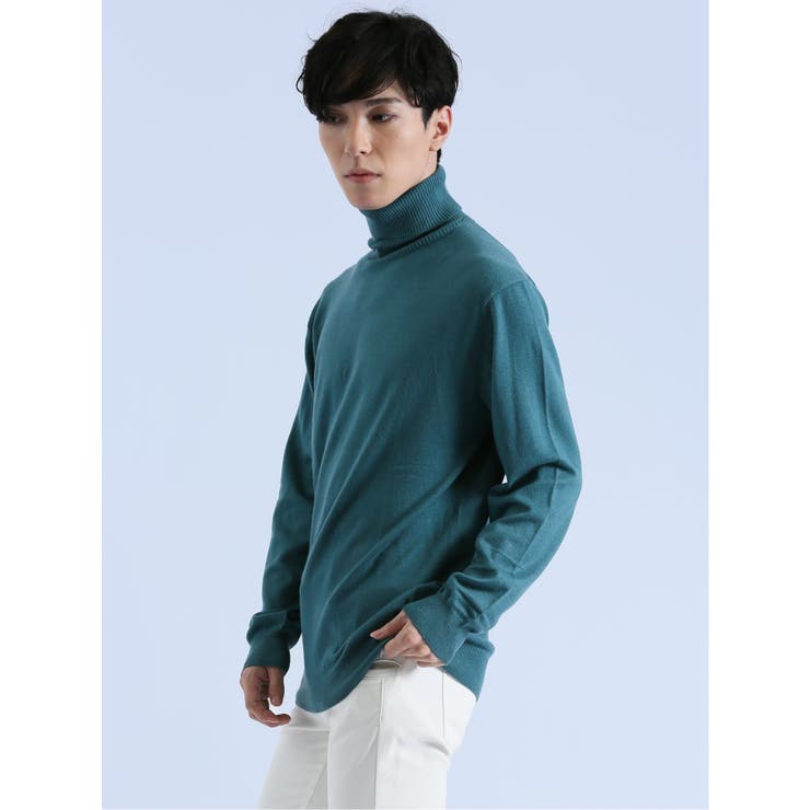 ミドルゲージ タートルネック ニット | TAKA-Q MEN | 詳細画像52 