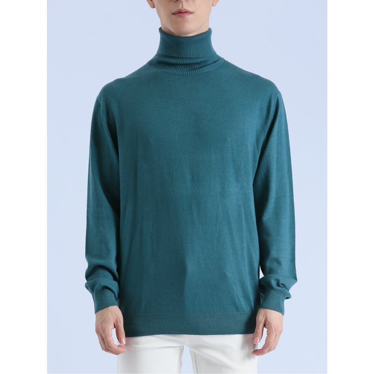 ミドルゲージ タートルネック ニット | TAKA-Q MEN | 詳細画像55 