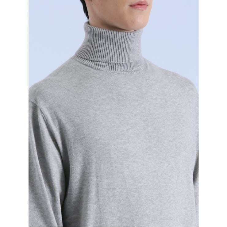 ミドルゲージ タートルネック ニット | TAKA-Q MEN | 詳細画像8 
