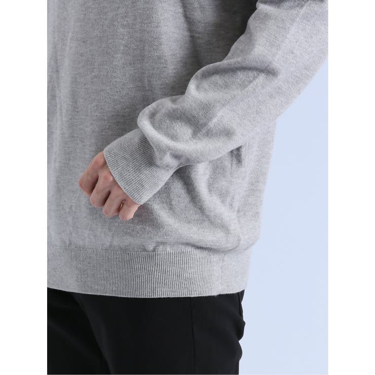 ミドルゲージ タートルネック ニット | TAKA-Q MEN | 詳細画像9 