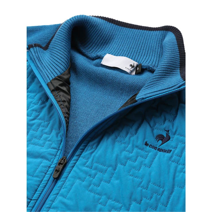 ジップアップ ハイブリッド ウール混 ニット ヒートナビ 中綿 ジャケット ジップアップ ハイブリッド ウール混 ニット ヒートナビ 中綿