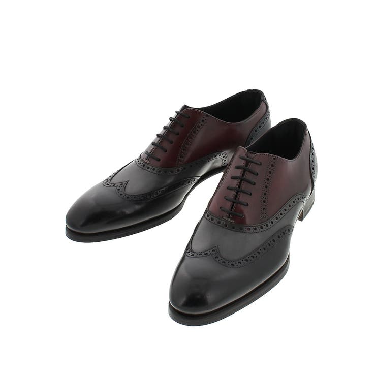 極美品✨カルミナ　ドレスシューズ　ウィングチップ　内羽根　グレインレザー　7 カルミナ（CARMINA）ウイングチップシューズ